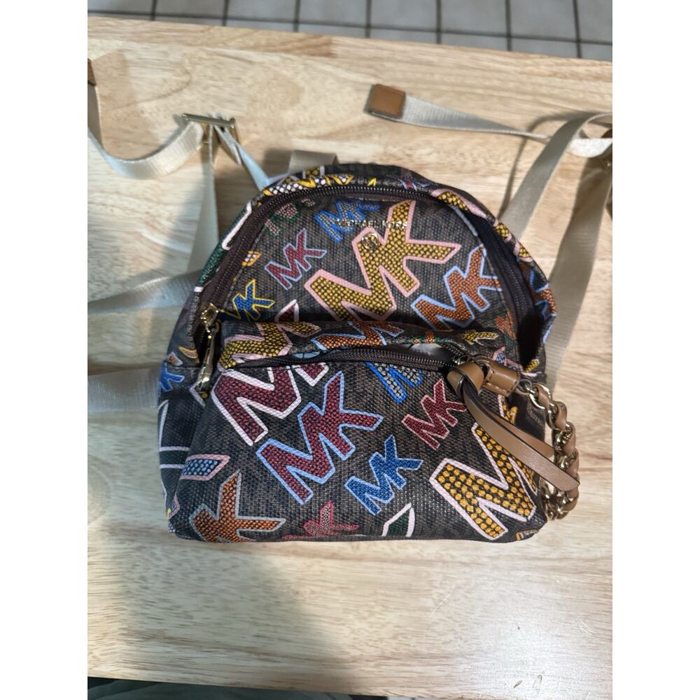 Michael Kors Multi Color Bag Mini Back Pack - Picture 2 of 6